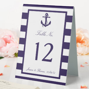 The Nautical Anchor Navy Stripe Wedding Collection