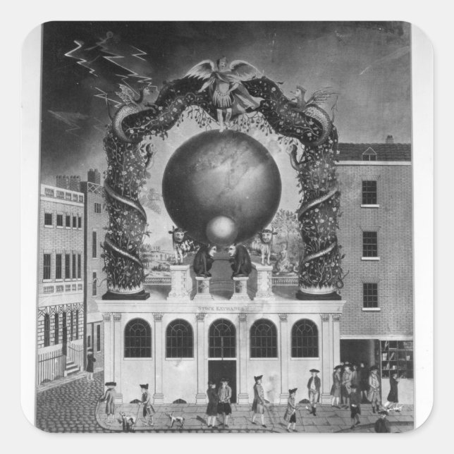 The Nautical Debt of 1782 Square Sticker (Front)