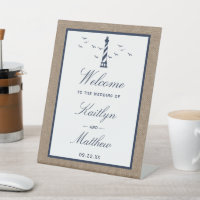 The Nautical Lighthouse Burlap Wedding Collection
