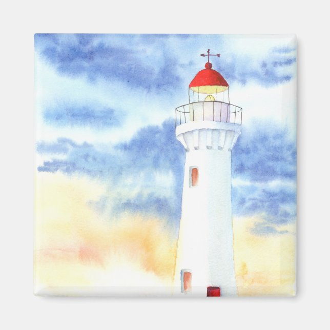 The Nautical Lighthouse Mountains Magnet (Front)