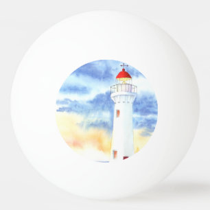 The Nautical Lighthouse Mountains Ping Pong Ball
