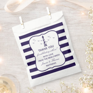 The Nautical Lighthouse Wedding Collection Favour Bag
