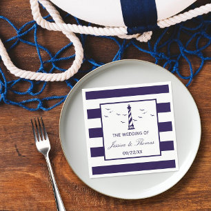 The Nautical Lighthouse Wedding Collection Napkin