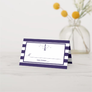 The Nautical Lighthouse Wedding Collection Place Card