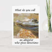 THE *NAVIGATOR ALLIGATOR* FOR YOUR BIRTHDAY