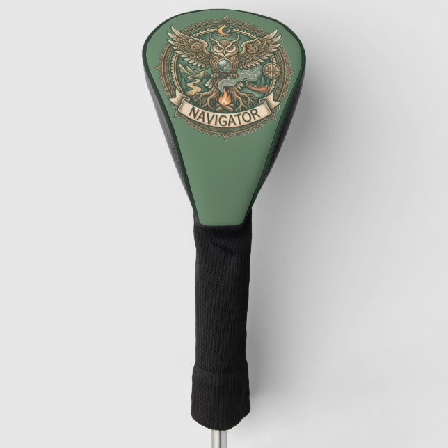 The Navigator’s Guide Golf Head Cover (Front)