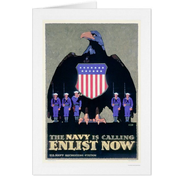 The Navy is Calling - Enlist Now (US02291A) (Front)