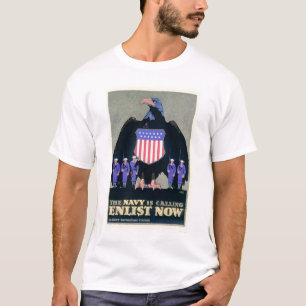 The Navy is Calling - Enlist Now (US02291A) T-Shirt