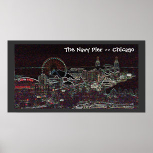 The Navy Pier — Chicago Poster
