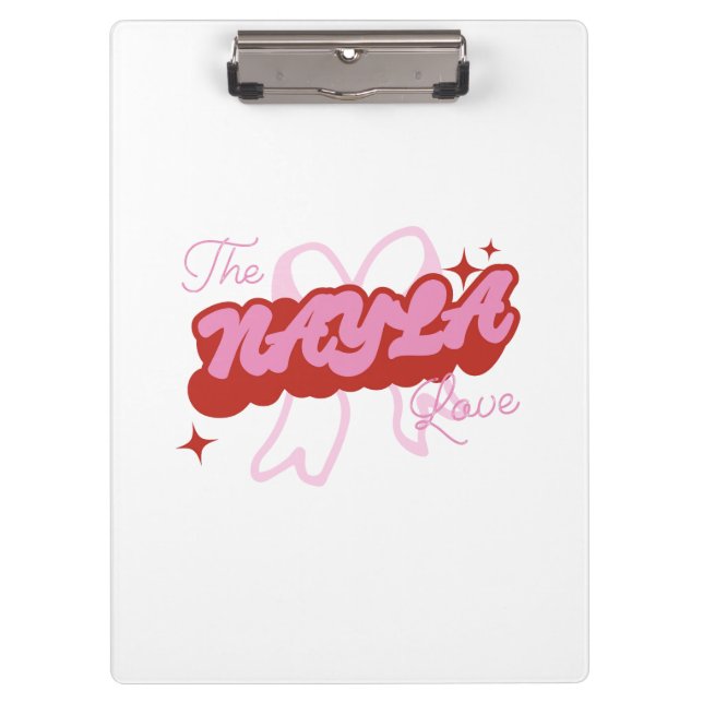 The NAYLA Love Clipboard (Front)