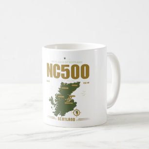 The NC500, Scotland Route The North Coast gifts Coffee Mug