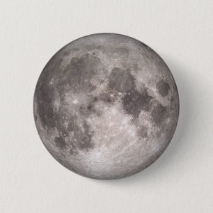 The Near Side of the Moon 6 Cm Round Badge