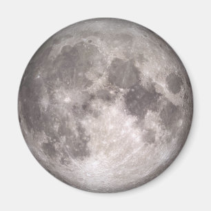 The Near Side of the Moon (Lunar Landscape) Magnet