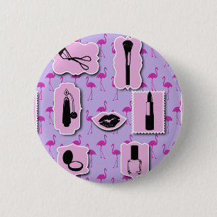 The Necessities Cosmetic Logo Pattern 6 Cm Round Badge