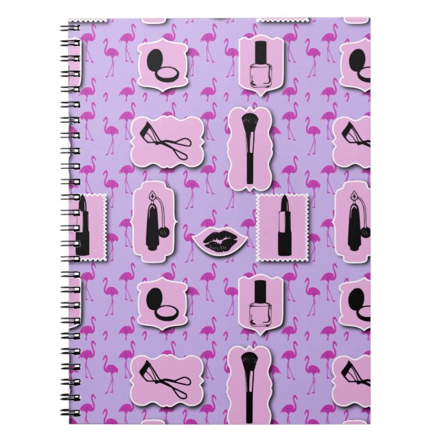 The Necessities Cosmetic Logo Pattern Notebook (Front)