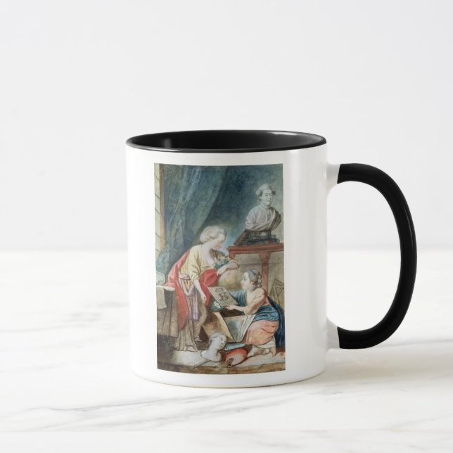The Necker Family in 1780 Mug (Right)