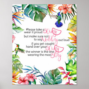 The Necklace Game Tropical Game Poster