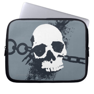 The Necromancer Skull Symbol Laptop Sleeve