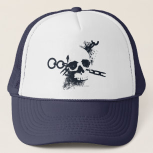 The Necromancer Skull Symbol Trucker Hat