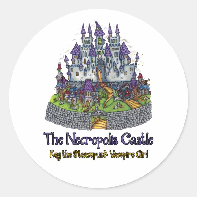The Necropolis Castle Sticker (Front)