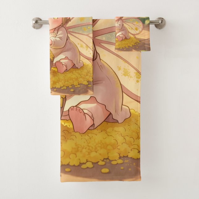 The Nectar Artist.1 Bath Towel Set (Insitu)