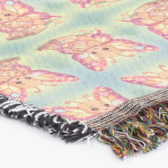 The Nectar Artist Throw Blanket (Corner)