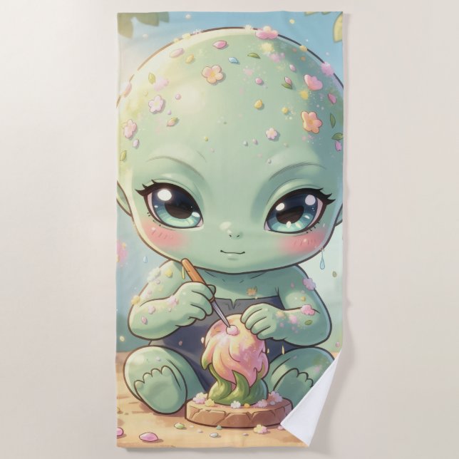 The Nectar Galaxy Wanderers.1 Beach Towel (Front)