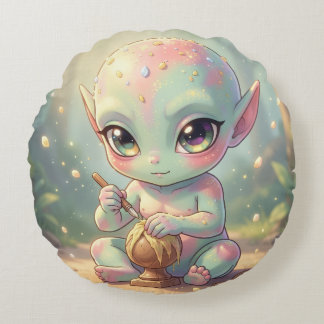 The Nectar Galaxy Wanderers.3 Round Cushion