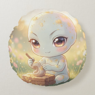 The Nectar Galaxy Wanderers Round Cushion