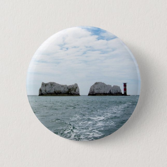 The Needles 6 Cm Round Badge (Front)