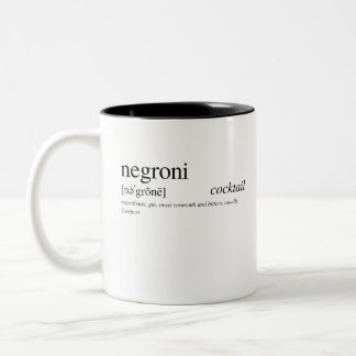The Negroni - Italy's favorite cocktail Two-Tone Coffee Mug