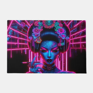 The neon geisha doormat