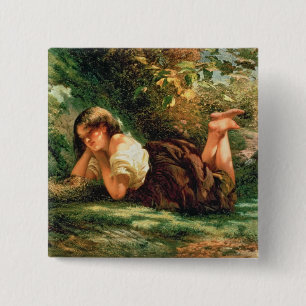 The Nest 15 Cm Square Badge