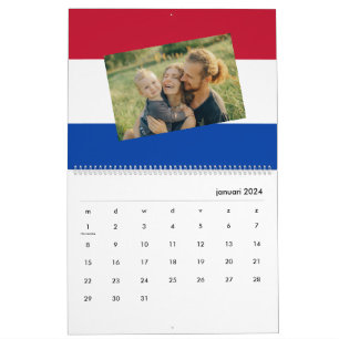 The Netherlands   Add Your Photo 2025 Holland Flag Calendar