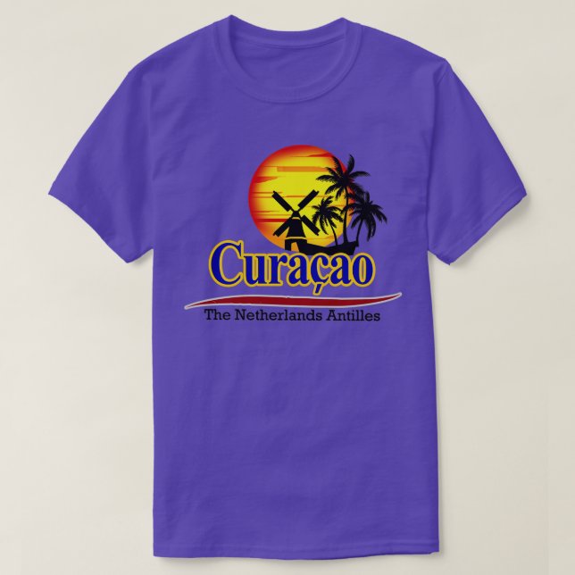 The Netherlands Antilles Curacao T-Shirt (Design Front)