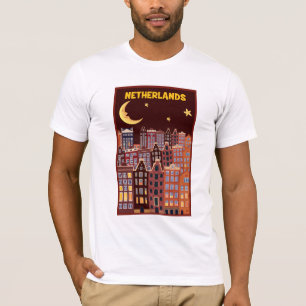 The Netherlands at Night T-Shirt