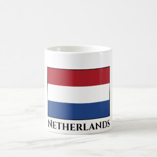 The Netherlands (Dutch) Flag Coffee Mug