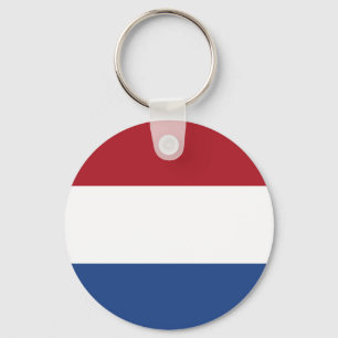 The Netherlands (Dutch) Flag Key Ring