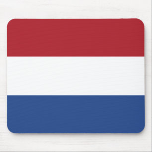 The Netherlands (Dutch) Flag Mouse Pad