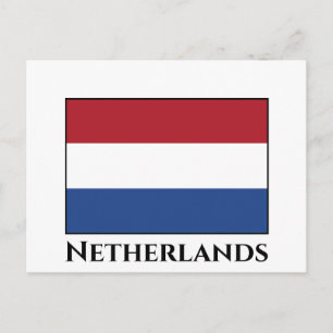 The Netherlands (Dutch) Flag Postcard