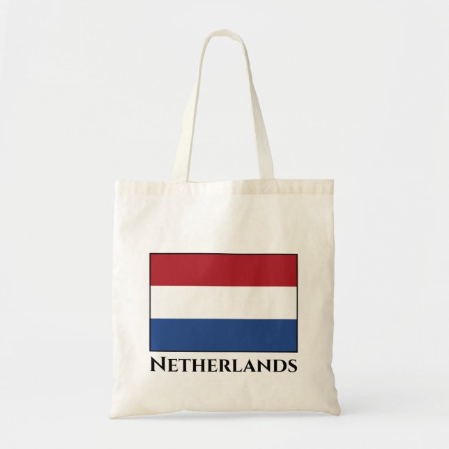 The Netherlands (Dutch) Flag Tote Bag (Front)