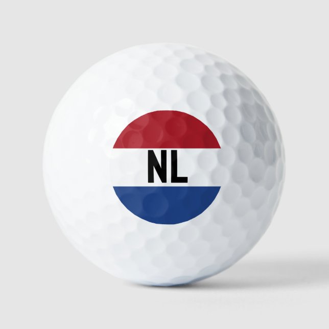 The Netherlands - flag/ NL Golf Balls (Front)