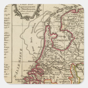 The Netherlands Square Sticker