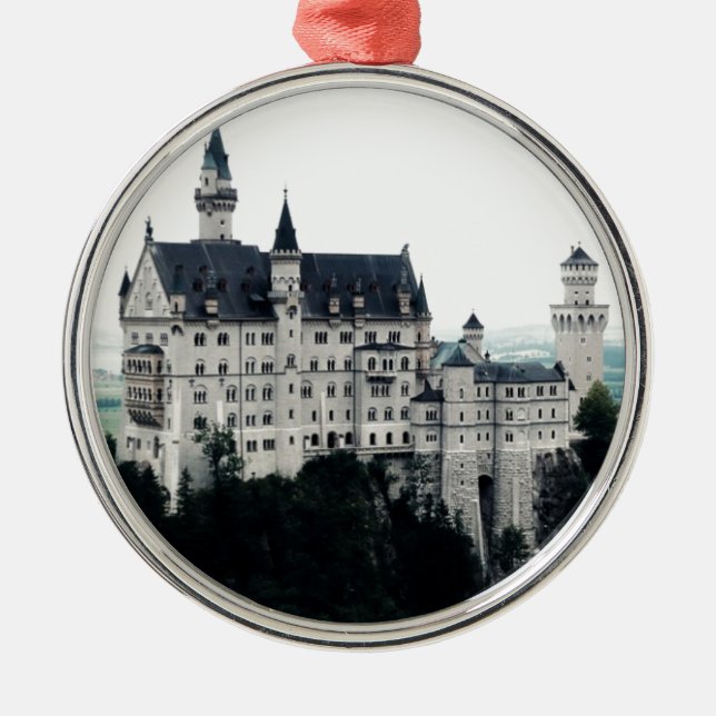 The Neuschwanstein Castle Metal Ornament (Front)