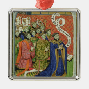 The Neville family at prayer Metal Tree Decoration