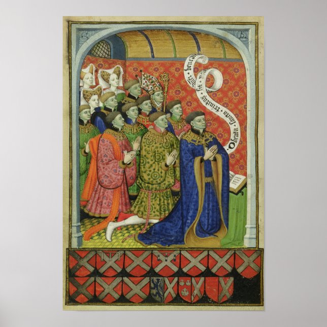 The Neville family at prayer Poster (Front)