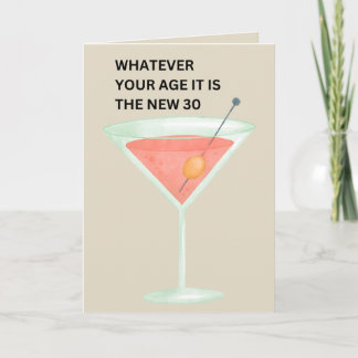 The New 30 | Funny Birthday  Card