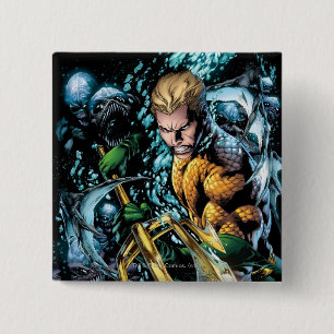 The New 52 - Aquaman #1 15 Cm Square Badge