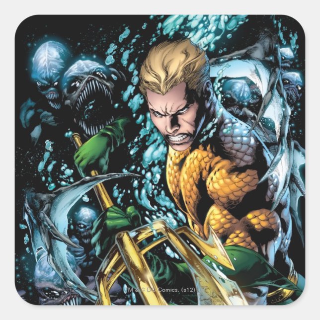 The New 52 - Aquaman #1 Square Sticker (Front)