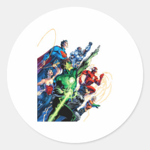 The New 52 Cover 1 3rd Print Classic Round Sticker